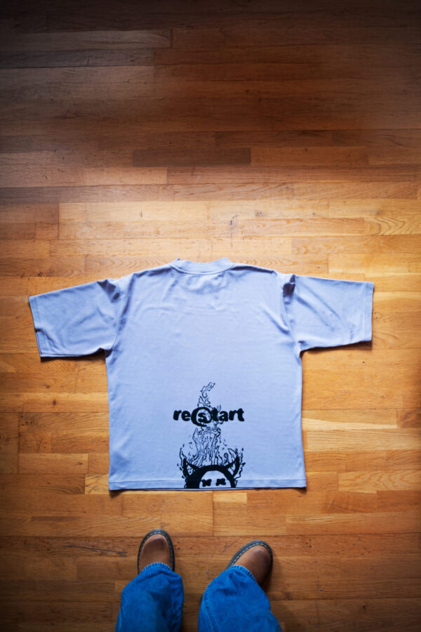 T-Shirt "Cool Kids" Gris – Image 2