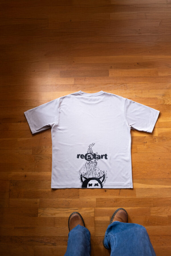 T-Shirt "Cool Kids" Blanc – Image 2